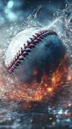 Baseball-Themed Mobile Wallpaper for Pixel and Galaxy Devices