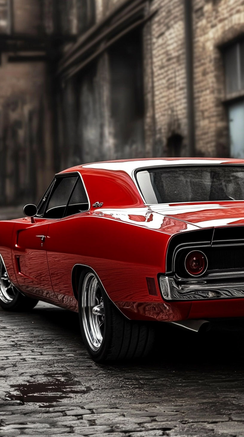 Cool Muscle Car Mobile Wallpapers for iPhone and Android