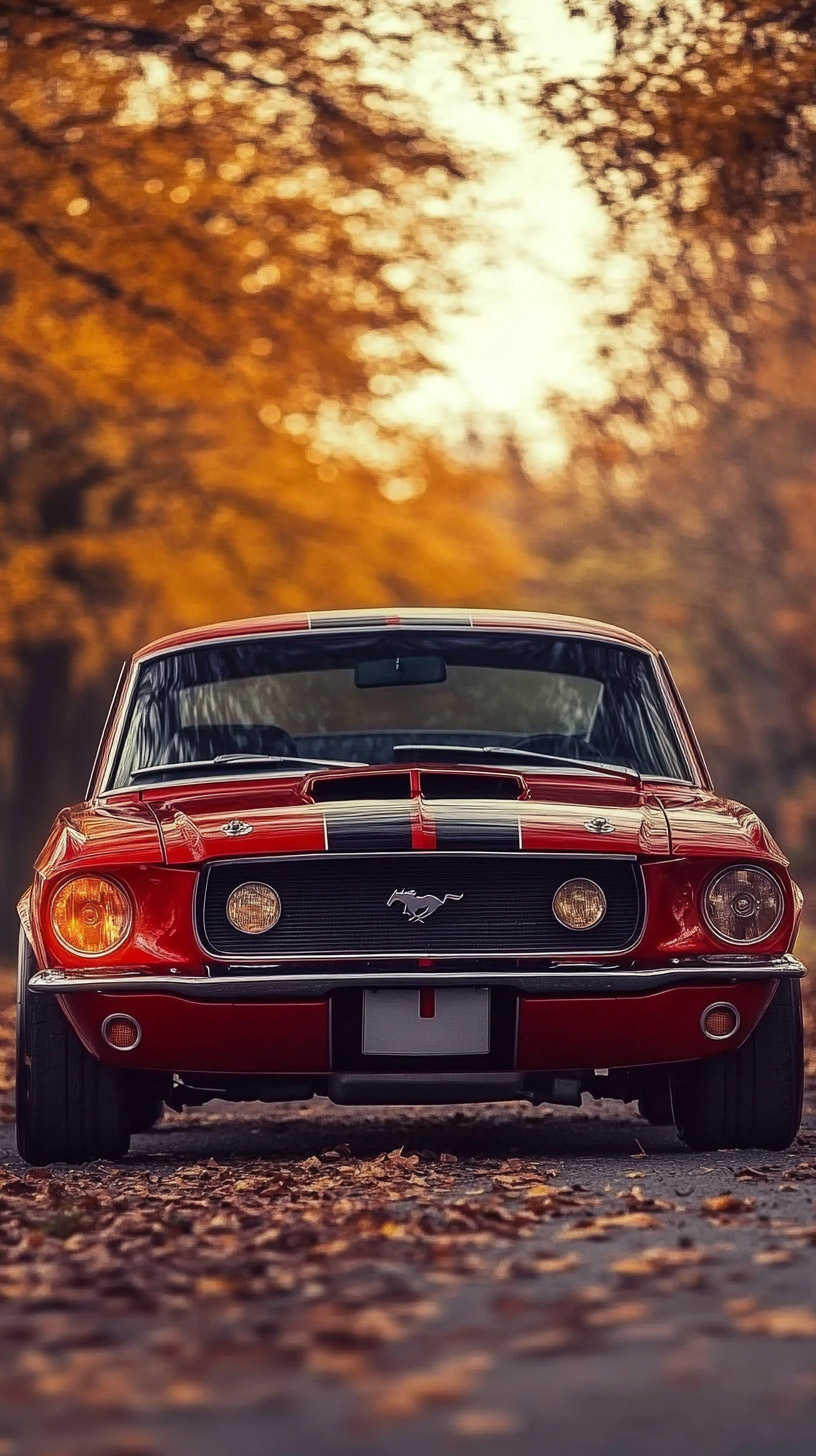 HD Digital Backgrounds of Iconic Muscle Cars