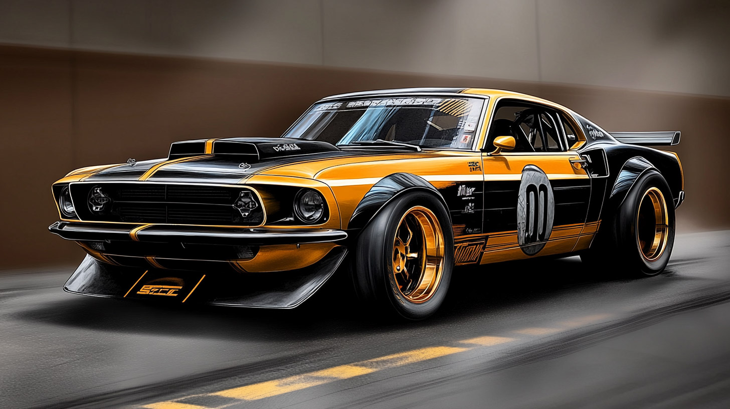 8K Muscle Car Wallpapers: Stunning Digital Backgrounds