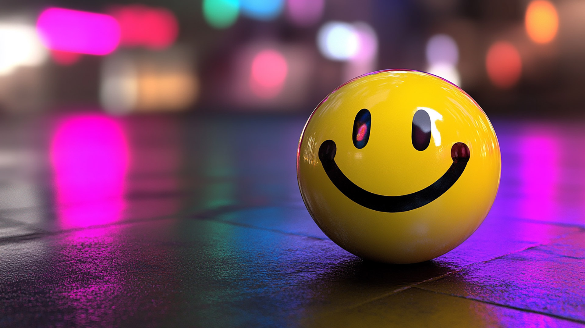 Free HD Wallpapers: Smile Face Digital Background