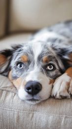 Cute Puppy Mobile Wallpapers: Australian Shepherd for iPhone