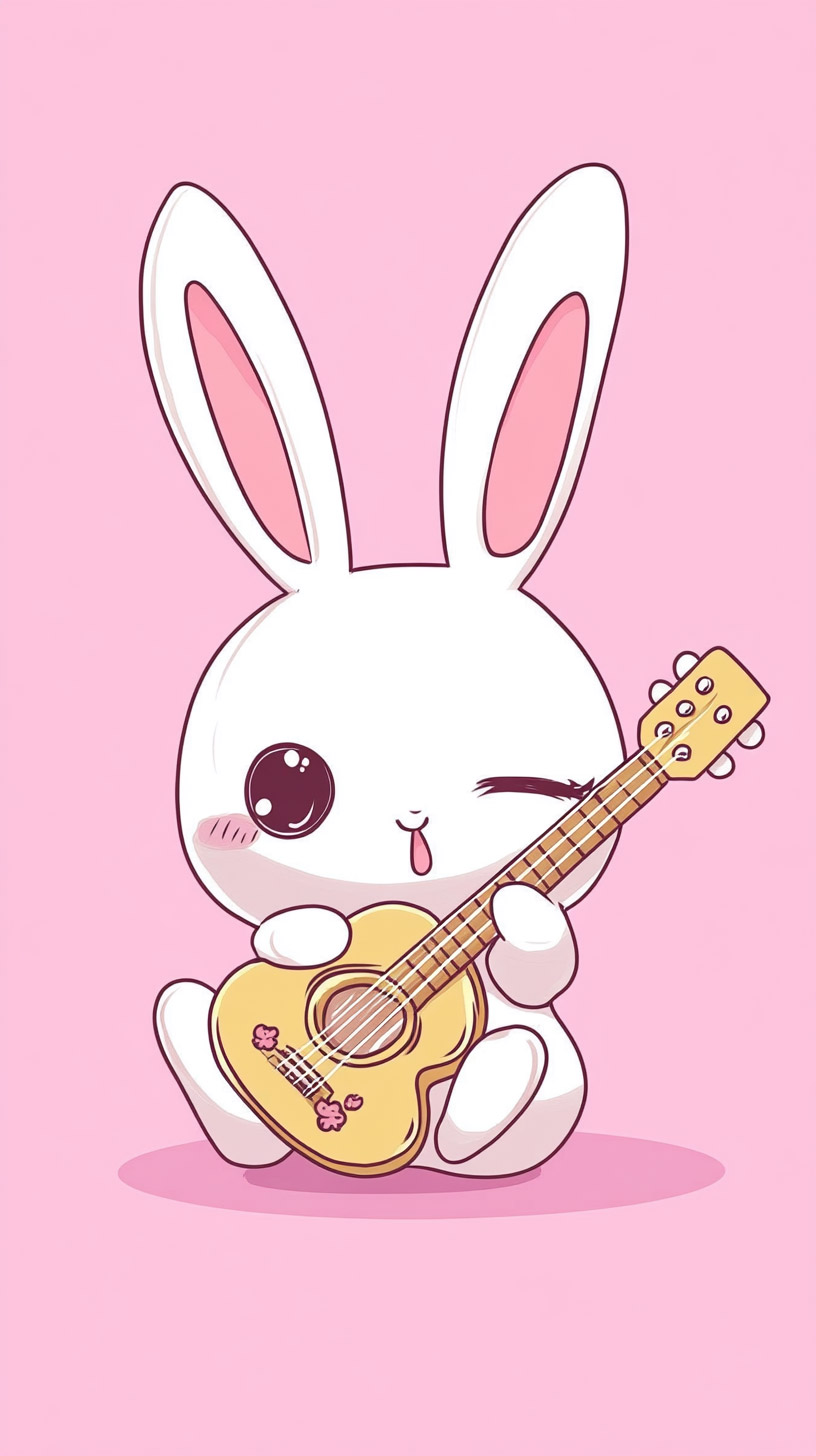 Cute Bunny Kawaii HD Mobile Wallpaper for Android