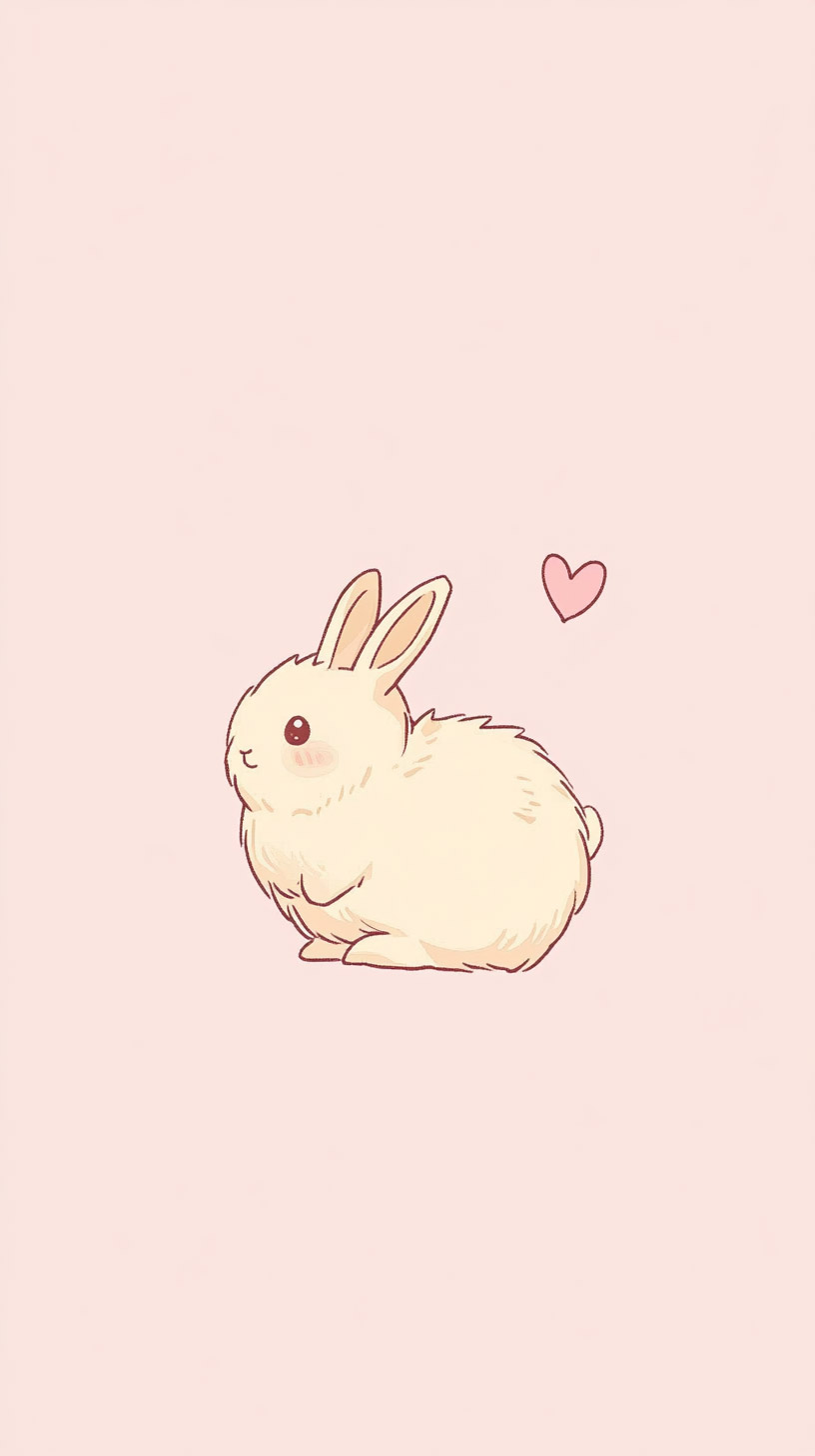 Kawaii Bunny Images for 9:16 Mobile Wallpaper