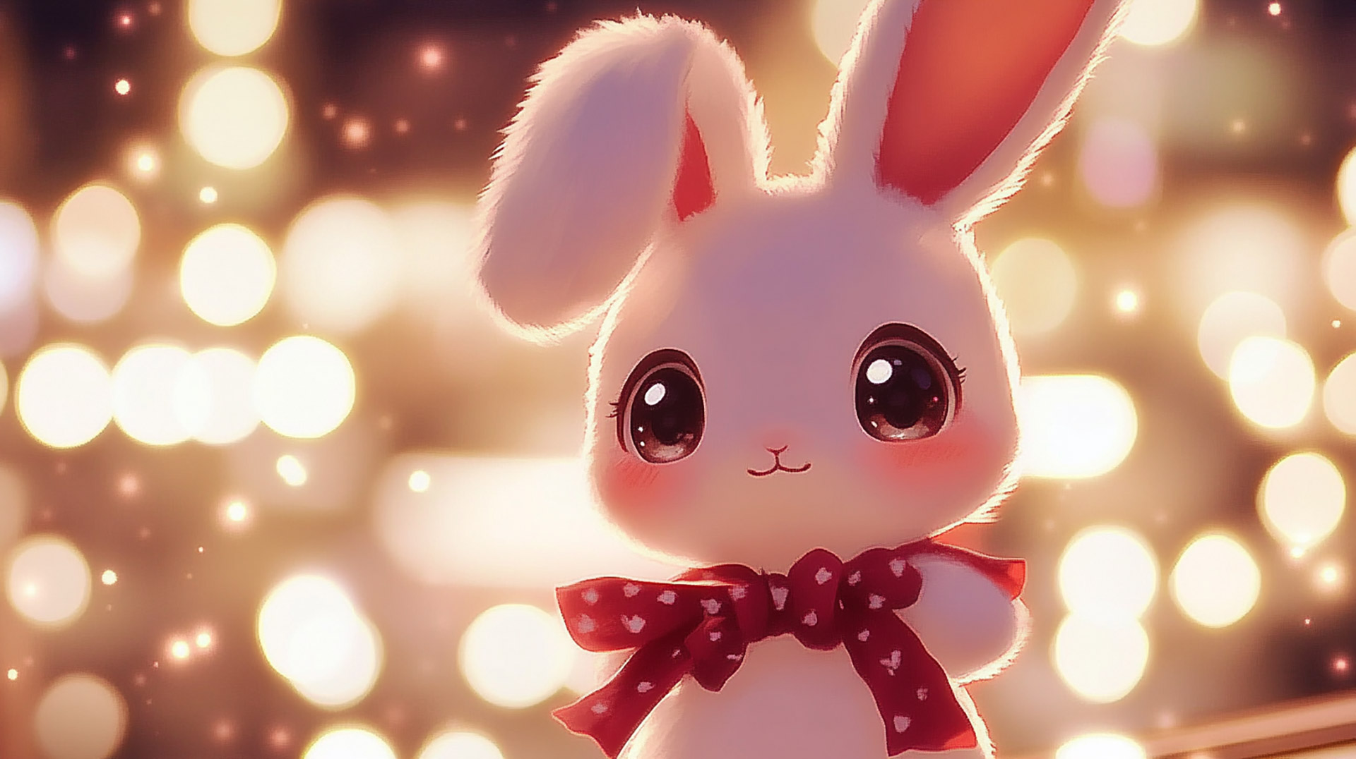 Cute Bunny Kawaii Wallpaper for Your Desktop Background