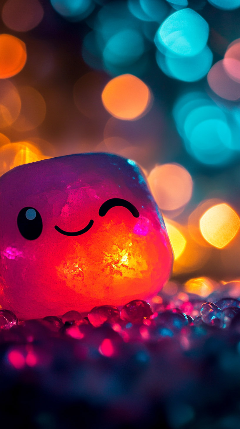 HD Digital Background of Cute Smiling Face for Android