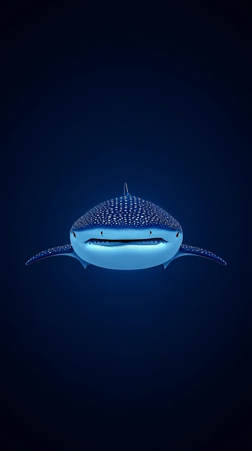 Stunning HD Digital Background of a Whale Shark