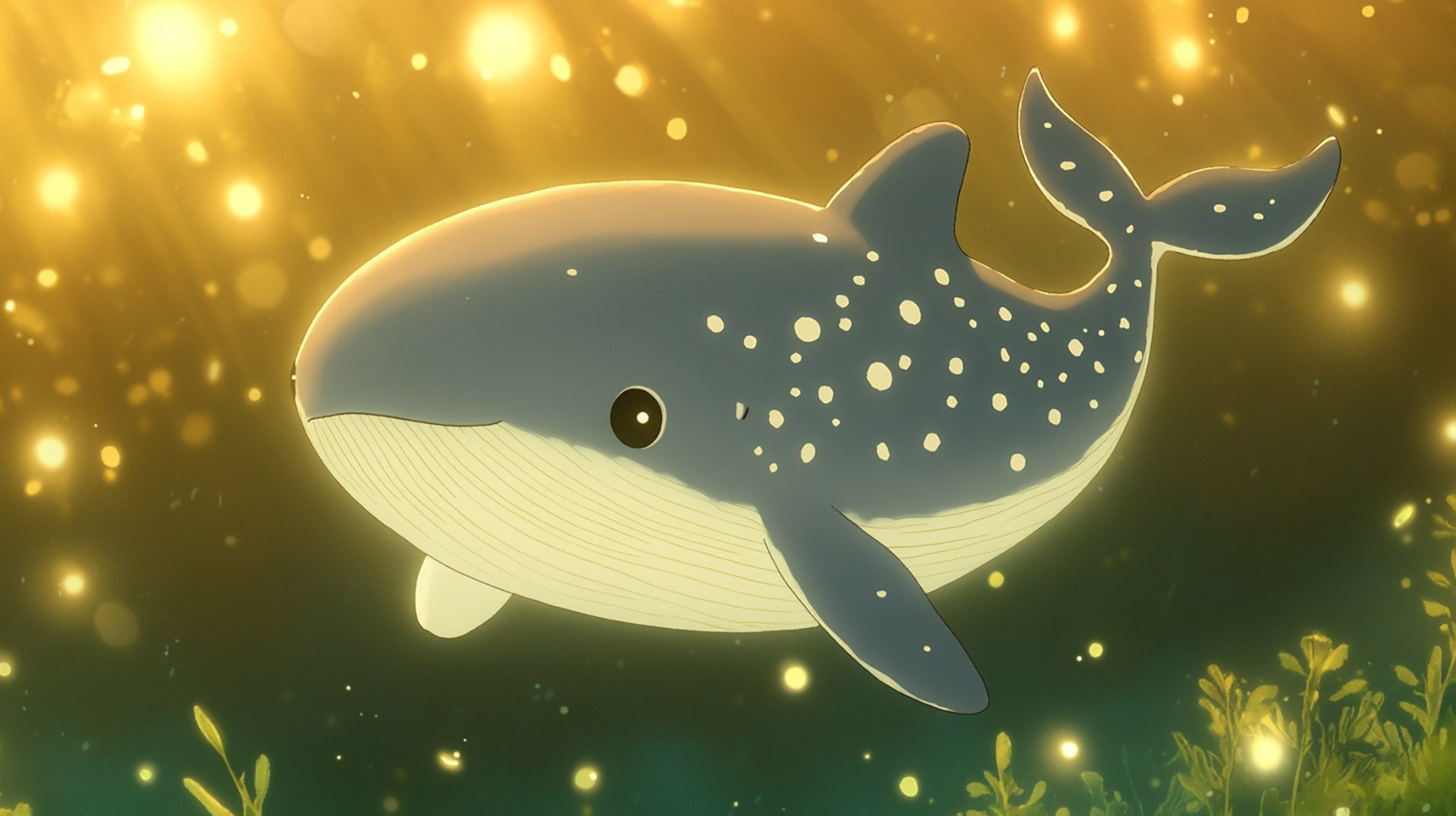 8K Wallpaper for Desktop Featuring Cute Whale Sharks