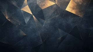 Dark Blue and Gold Geometric Wallpaper: Ultra HD Free