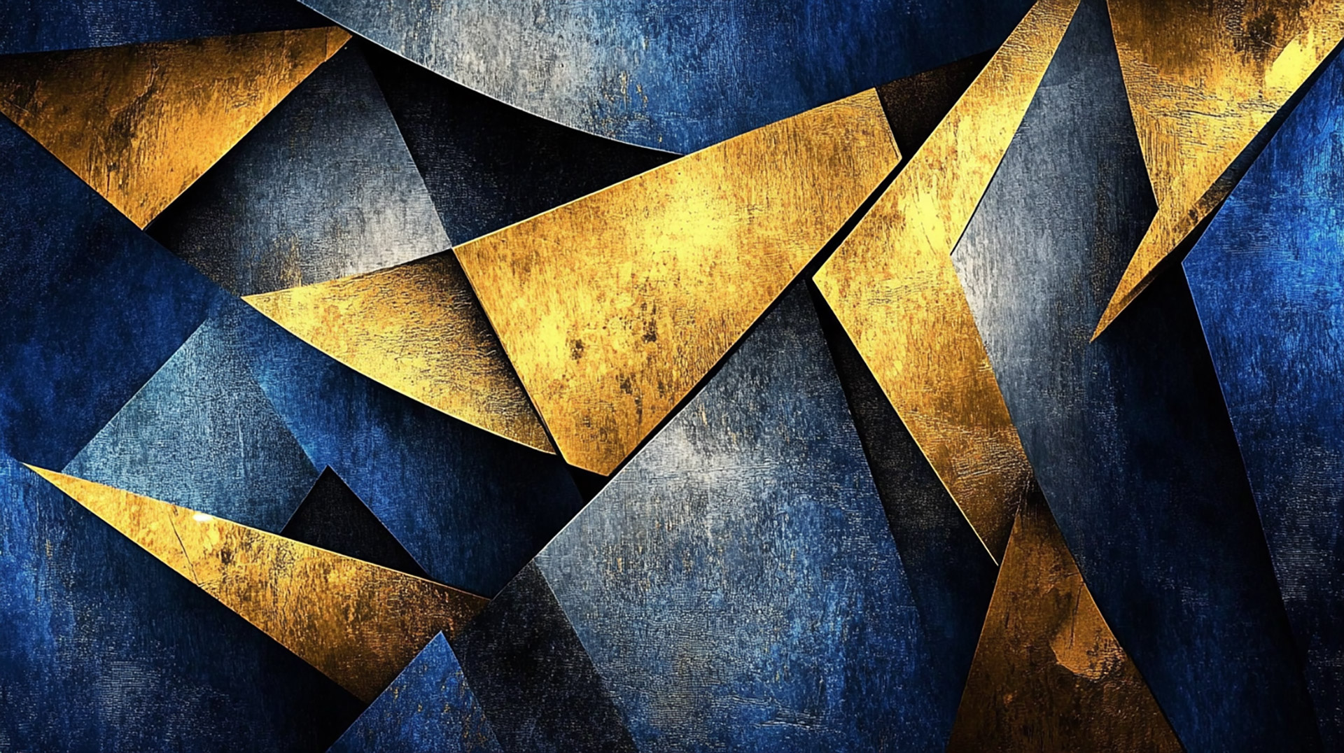 Unlock Free HD Pictures of Dark Blue Geometric Art