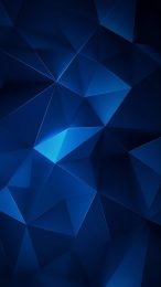 Dark Blue Geometric HD Mobile Wallpaper for iPhone