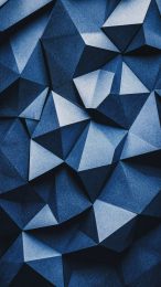 Dark Blue Geometric Patterns for iPhone and Android