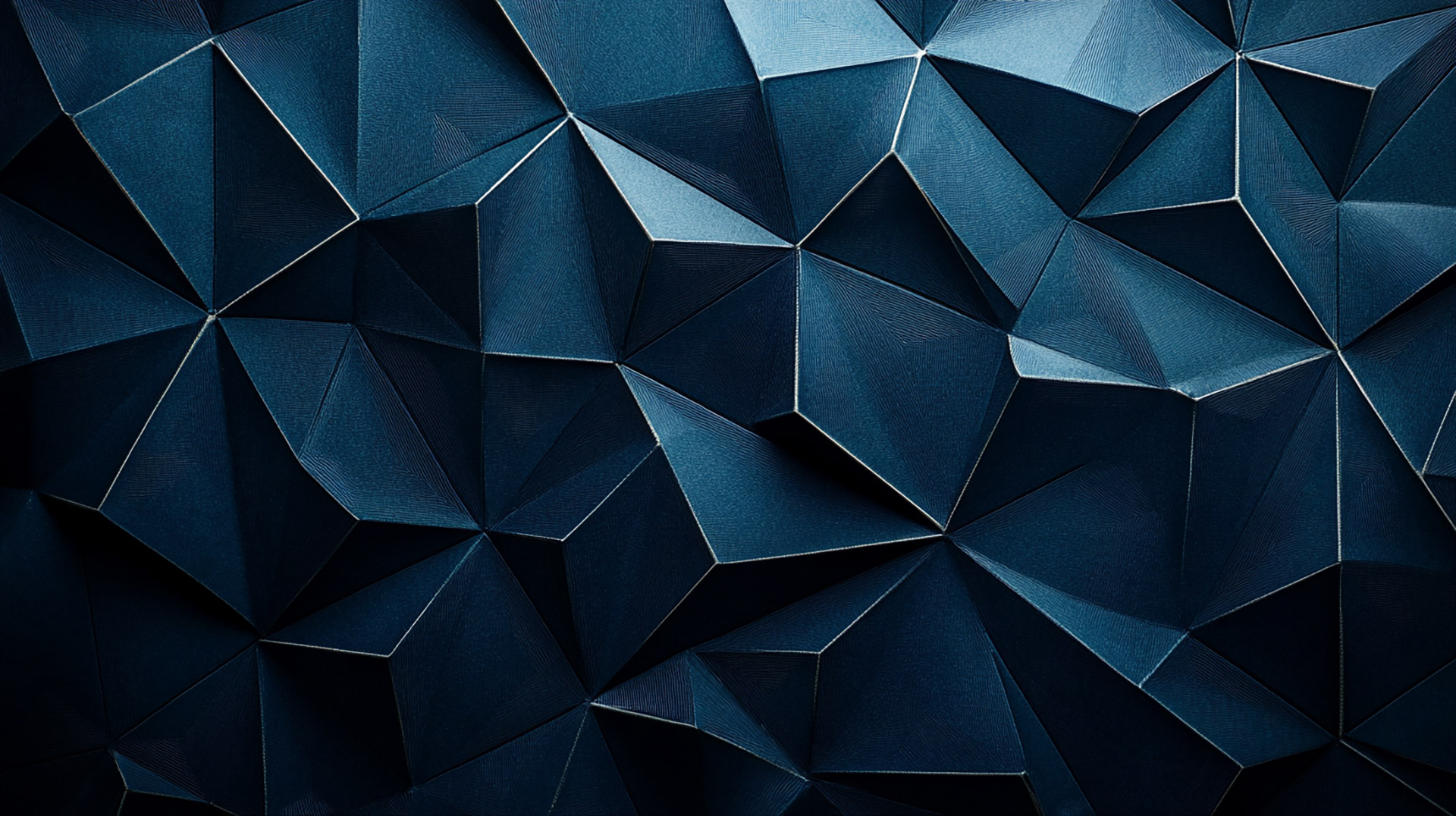 Stunning Dark Blue Geometric AI Wallpaper for HD Downloads