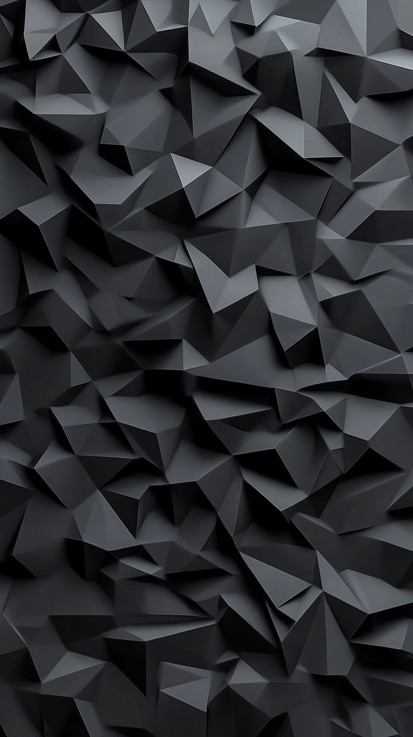 Dark Gray Geometric Mobile Wallpaper for iPhone Download