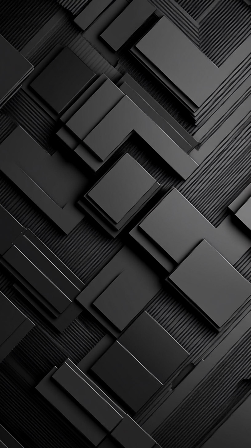 Free HD Digital Background: Dark Gray Geometric Design