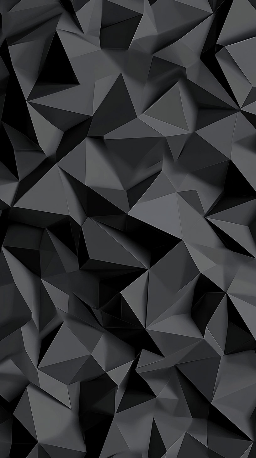 Stunning Dark Gray Geometric Mobile Wallpaper for All Devices