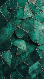 Download Free Dark Green Geometric Image for iPhone