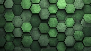 Dark Green Geometric Wallpaper: Free HD Download for Desktop