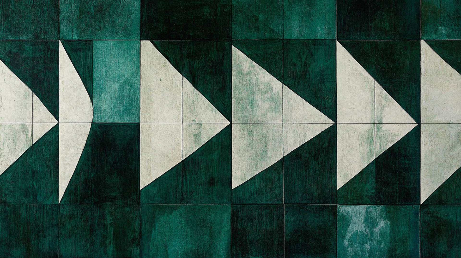 Ultra HD Dark Green Geometric HD Wallpaper