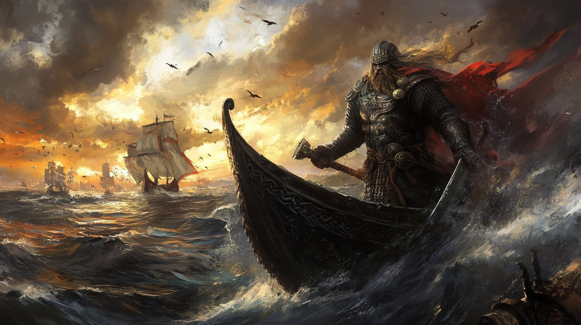 Viking-Themed Dark Norse Wallpaper: Free Stock Photos