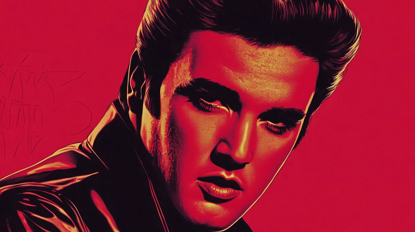 Digital Backgrounds of Elvis Presley for 16:9 Screens