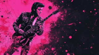 AI Wallpaper featuring Elvis Presley for Free Download