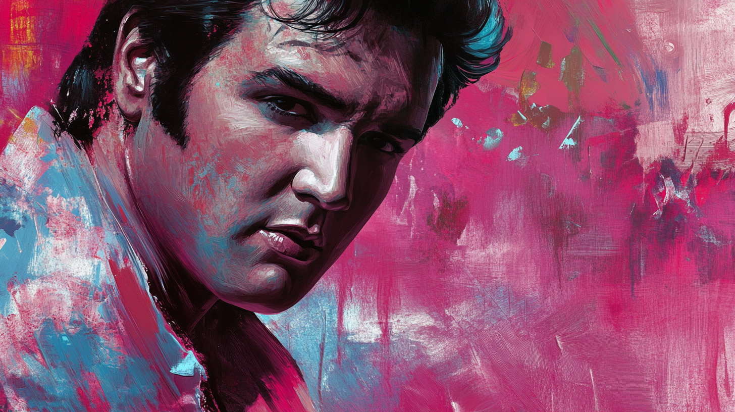 Vibrant Elvis Presley Photos as Desktop Backgrounds