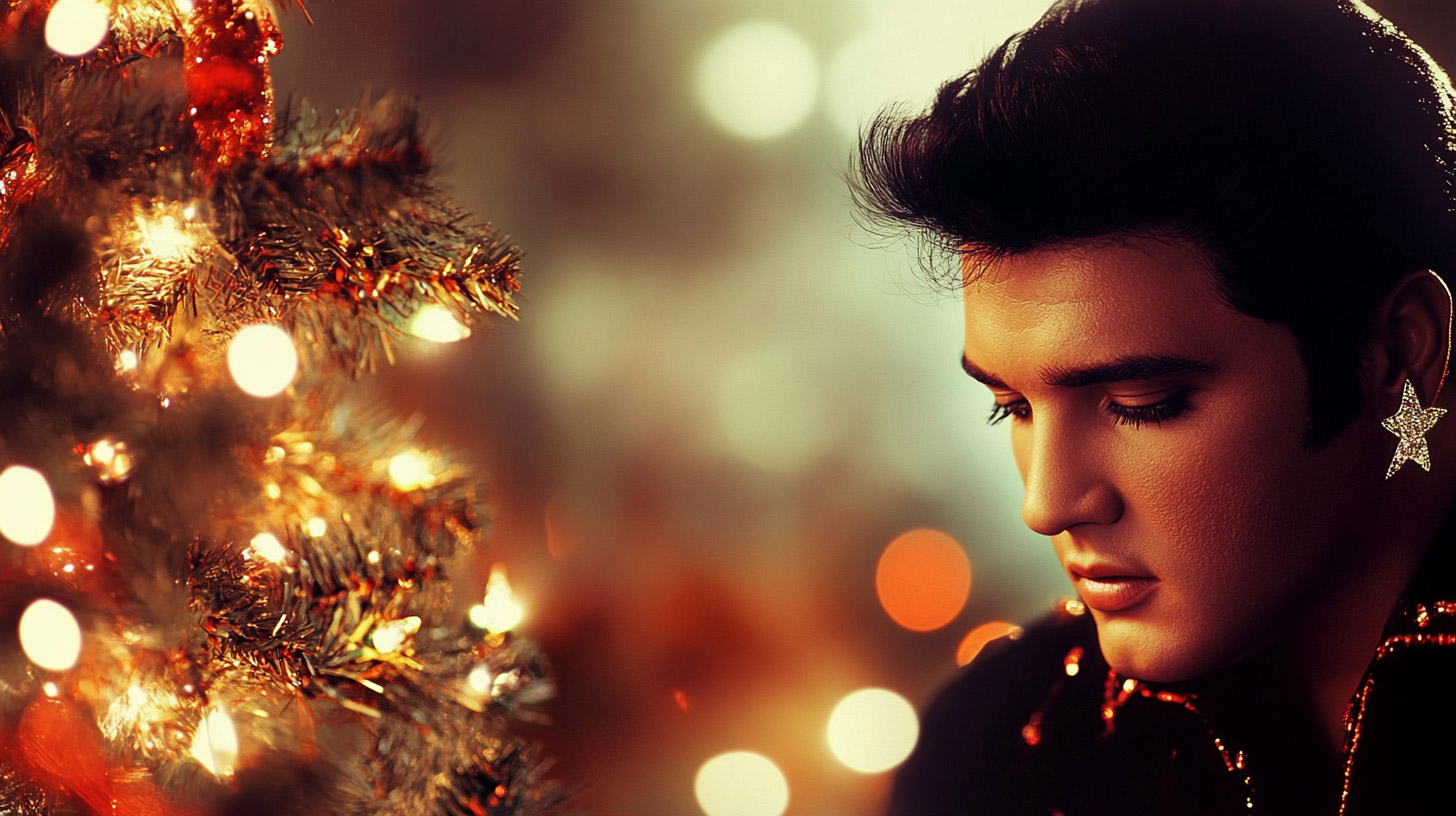 Elvis Presley Christmas Wallpaper for HD Desktop Background