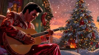 Explore Free Elvis Presley Christmas Wallpapers in 16:9 Ratio