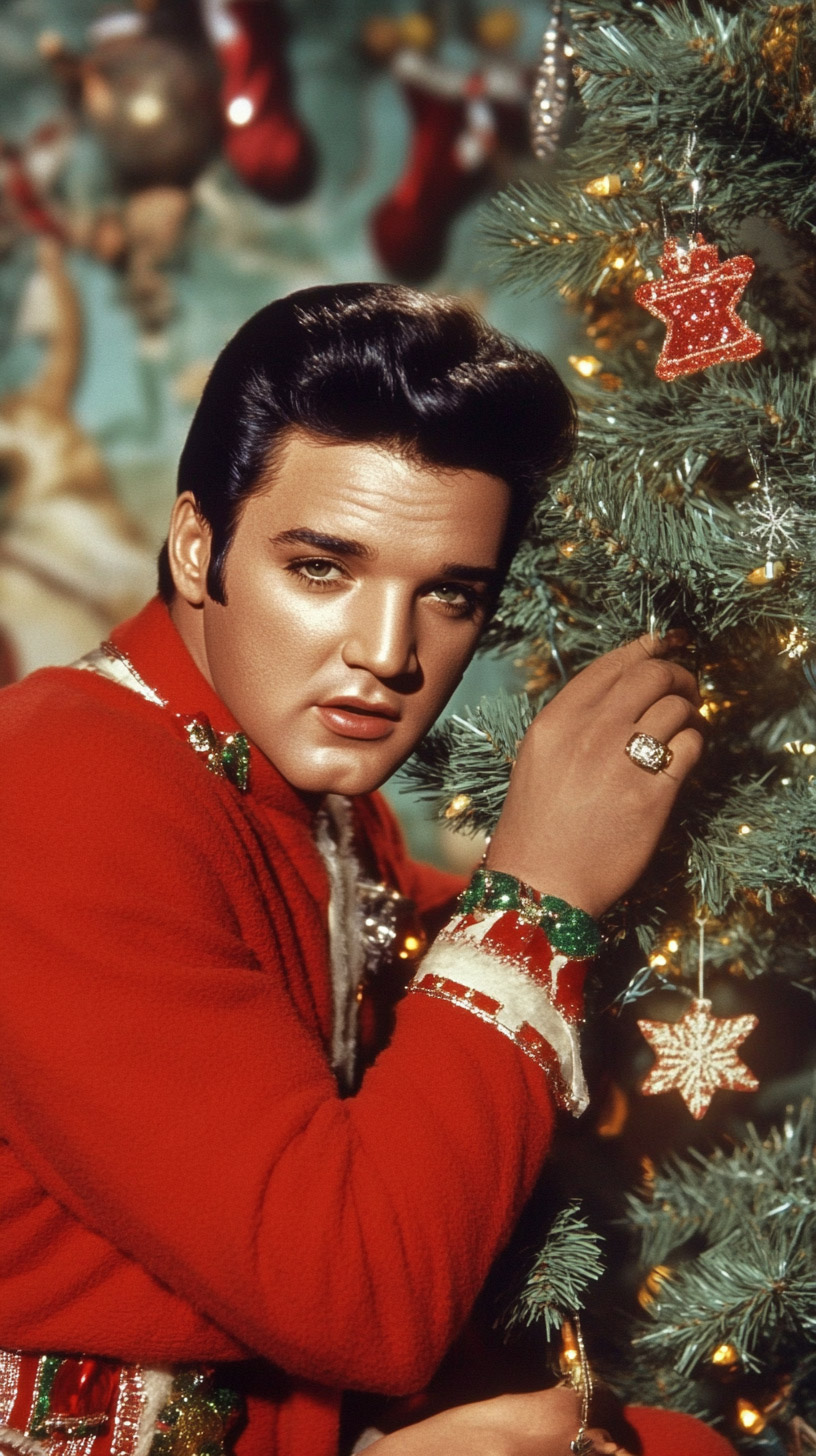 Exclusive Mobile Images of Elvis for Christmas