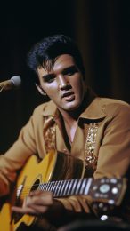 Vibrant Elvis Presley Image in 9:16 HD Format