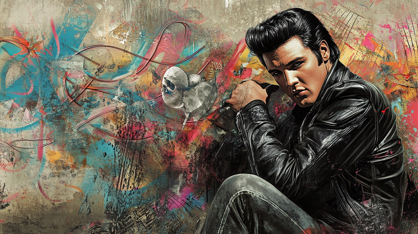 Ultra HD Elvis Presley Background in 16:9 Ratio