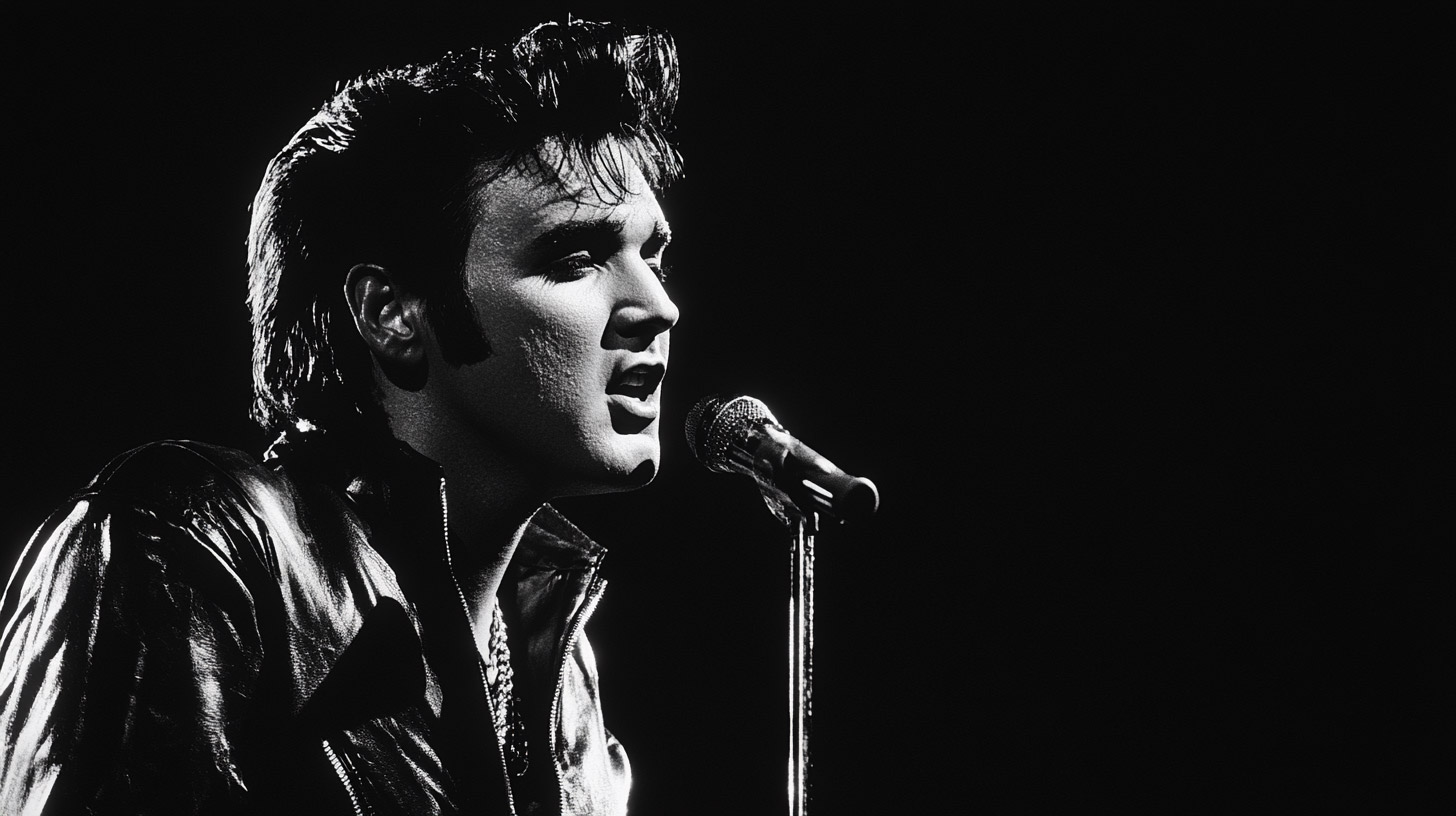 AI Wallpaper Featuring Iconic Elvis Presley Images