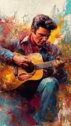 Vibrant Elvis Presley HD Pictures for Smartphones