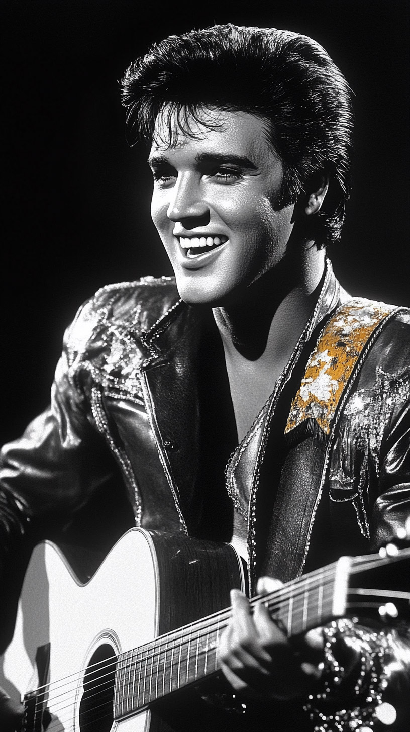 High-Definition Elvis Presley Mobile Wallpaper for iPhone