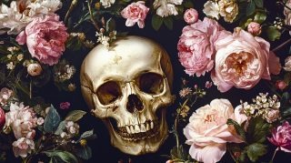 Stunning Flowers and Skulls HD Wallpaper Collection