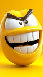 Funny Face Mobile Wallpapers for a Cheery Vibe