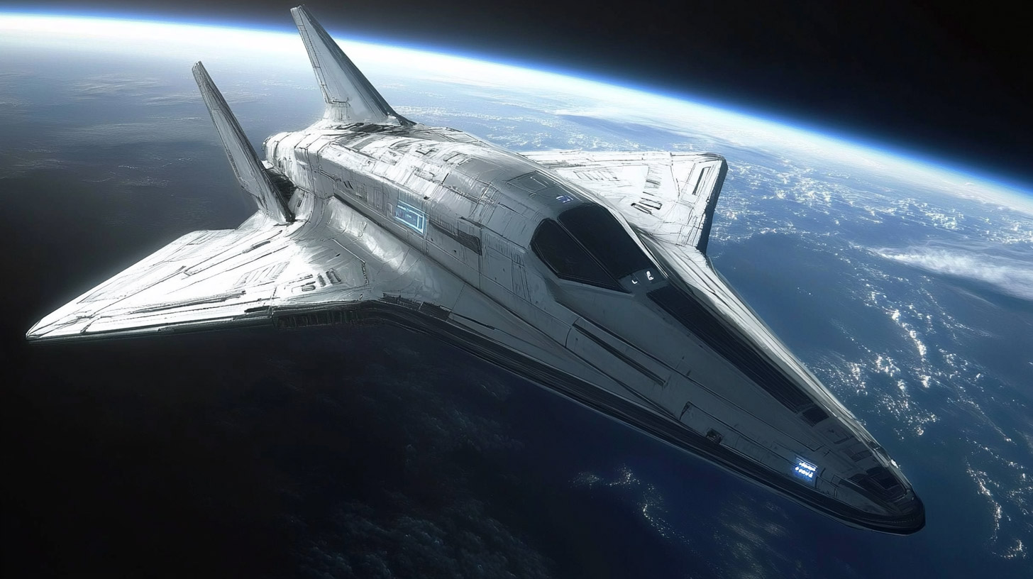 1920x1080 Futuristic Space Shuttle HD Pics Collection