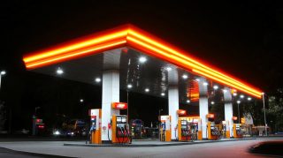 High-Definition Gas Station Digital Background Pictures