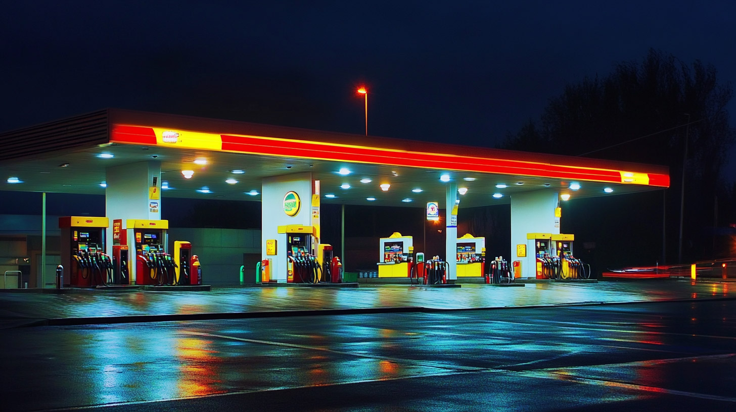 Gas Station Live Wallpaper in 16:9 HD Format