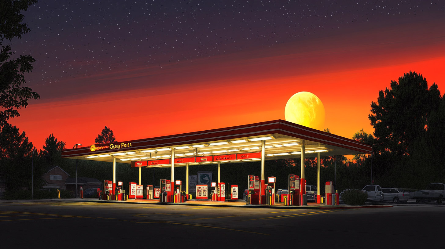 Free HD Pics of Gas Stations for Digital Use