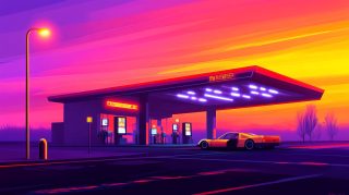 Captivating Gas Station Stock Photos for Backgrounds