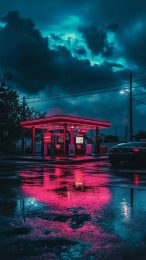 High-Definition Gas Station Photos for iPhone and Android