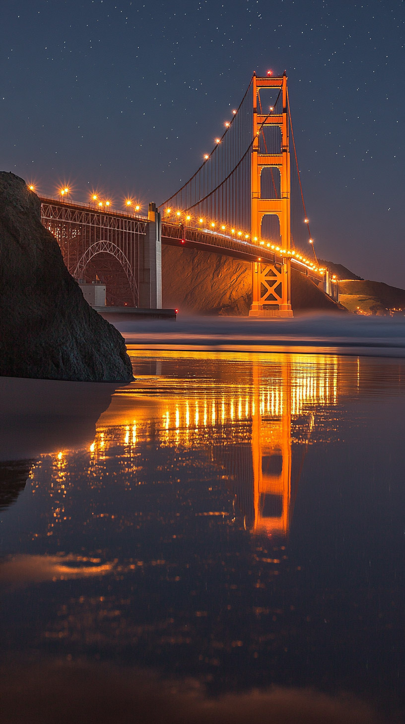 Stunning Golden Gate Bridge HD Mobile Wallpaper for iPhone