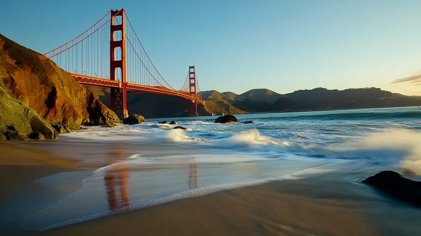 Ultra HD Golden Gate Bridge Night Wallpapers for PCs