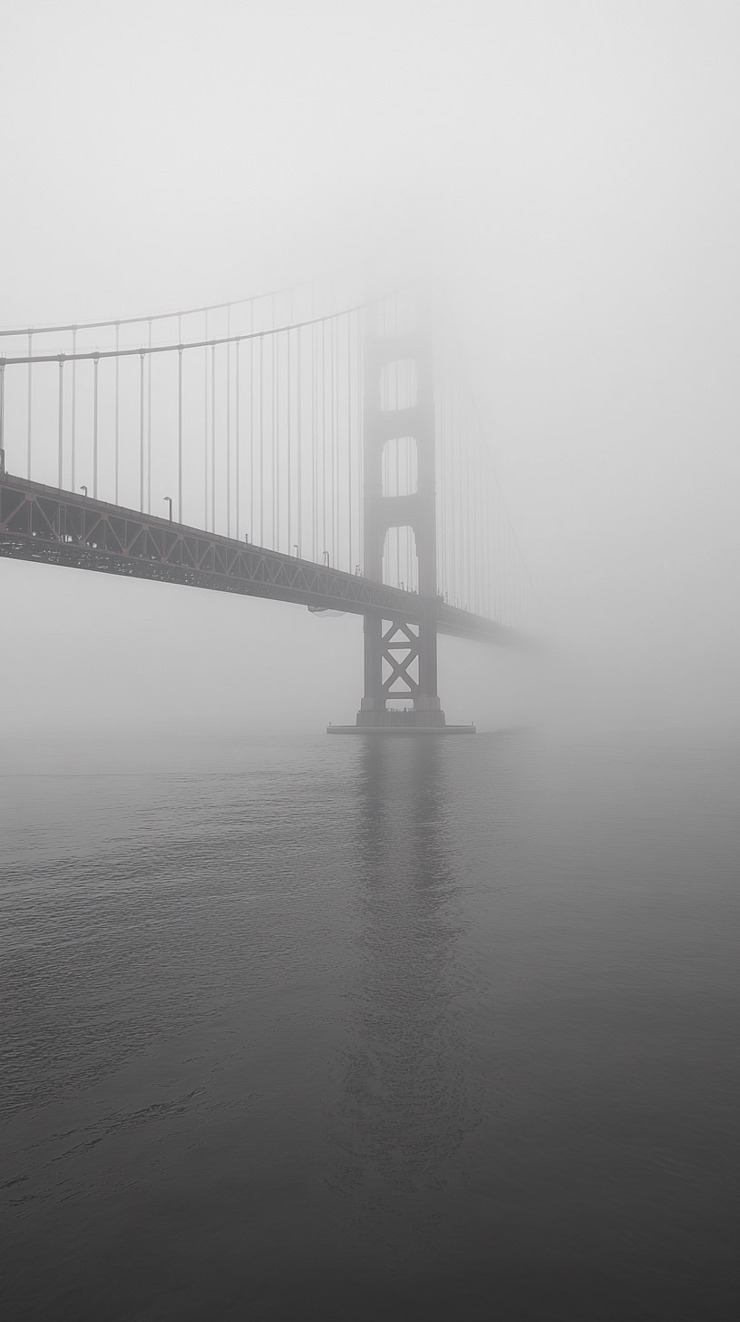 Explore the Fog with Golden Gate Bridge HD Mobile Wallpaper