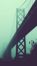 Classic Golden Gate Bridge in Fog - Free Mobile Download