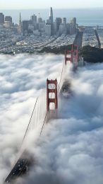 Breathtaking Golden Gate Bridge Fog Images for iPhone Users