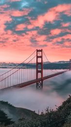 Download Golden Gate Bridge Sunset Photo for Android