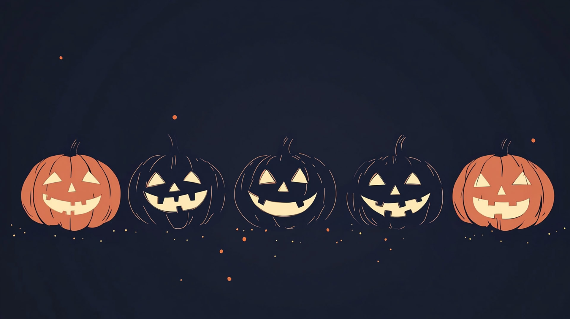 1920x1080 Scary Cute Halloween Wallpaper for Free